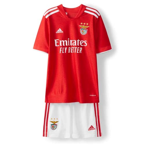 Camiseta Benfica Replica Primera Ropa Niño 2021/22 Rojo